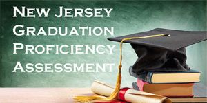 black graduation hat New Jersey Graduation Proficiency Assessment