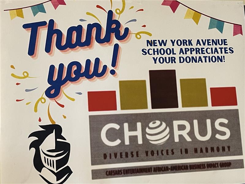 Thank you from New York Avenue