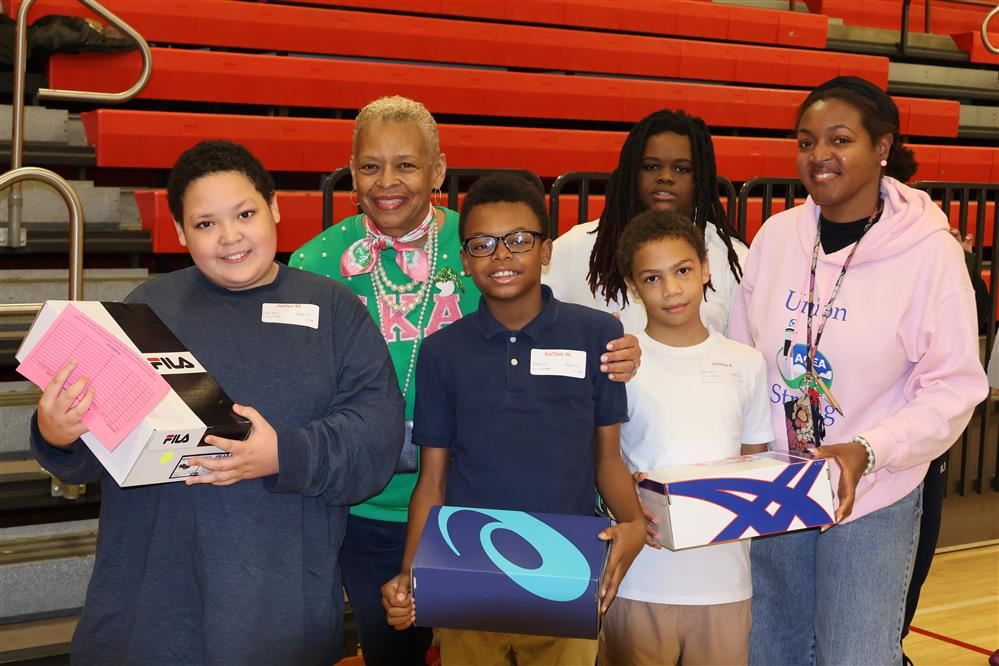 Sneaker Giveaway Brings Smiles to Dr. Martin Luther King Jr. School Complex