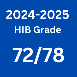  HIB score for 2024-2025 school year: 72 out of 78.